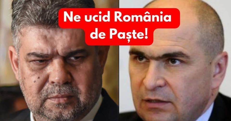 ROMÂNIA ESTE UCISĂ DE PAȘTE! PORNIȚI - NE LUĂM RAȚIA DE LIBERTATE!