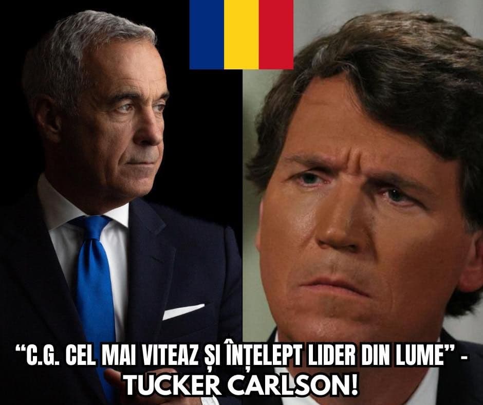 CĂLIN GEORGESCU ROMÂNUL - ”CEL MAI VITEAZ ȘI ÎNȚELEPT LIDER DIN LUME” - DISCURS EPOCAL LA TUCKER CARLSON!