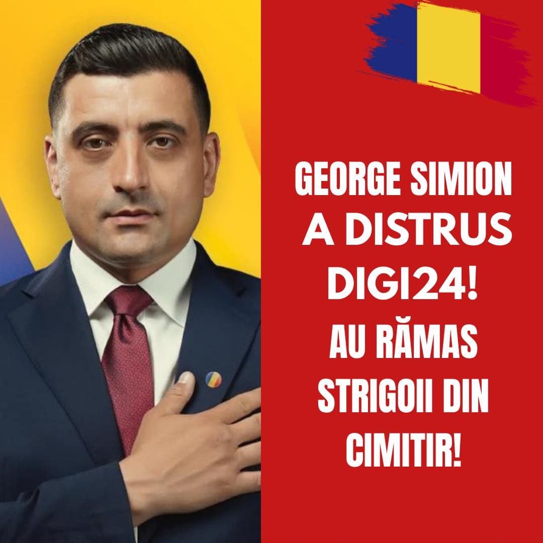 GEORGE SIMION A DISTRUS DIGI24! AU RĂMAS STRIGOII DIN CIMITIR!