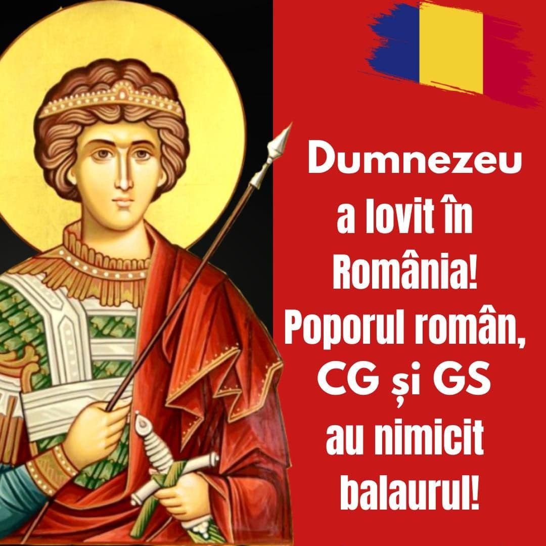 DUMNEZEU A LOVIT ÎN ROMÂNIA! POPORUL ROMÂN, CG ȘI GS AU NIMICIT BALAURUL!