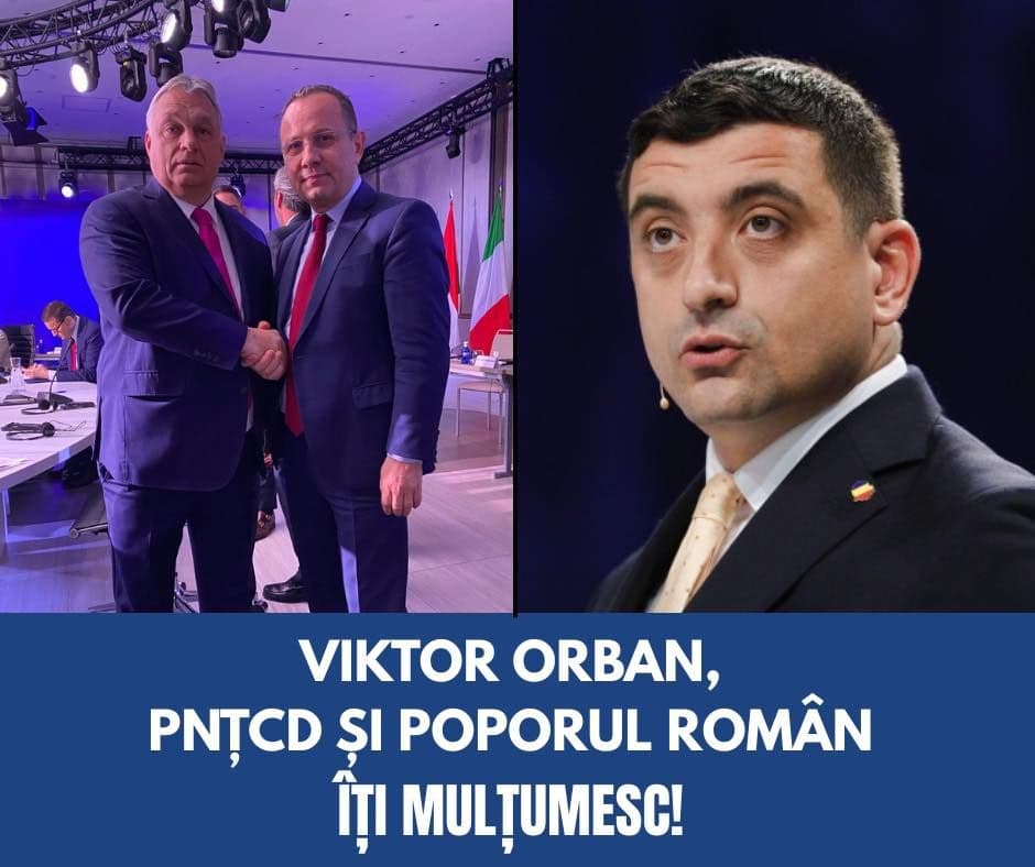VIKTOR ORBAN, PNȚCD ȘI POPORUL ROMÂN ÎȚI MULȚUMESC!